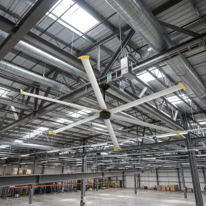 MX KP6300 6.3M Aluminum Alloy HVLS Industrial Ceiling Fan Livestock Fans with Control Box