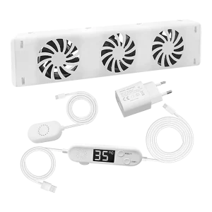 MXRV-25-01 DC 5V Silent 18dB High CFM 36CFM Electric Radiator Convector Heating Ventilator Axial Fan Plastic Sleeve Bearing Free