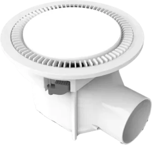 Manufacture Duct Exhaust Ventilation Fan Energy Saving Low Noise LED Light 8 Inch Household