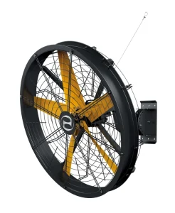Manufactured Industrial Wall Mounted Fans Multipurpose Steel Customized logo and Size