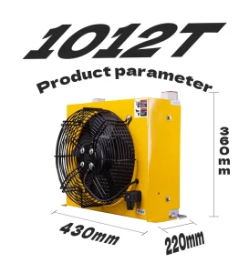 Manufacturer High Efficiency Industrial Heat Exchanger 1012 100L Water Radiator With Fan
