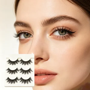 Matte Black 8D Premade Fans Cluster Lashes Mixed Curl Segmented Fake Eyelashes Salon Supply