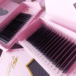 Matte Black Cashmere Individual Volume Classic Velvet Lash Extensions Easy Fan Lash Trays Eyelash Extensions Supplies