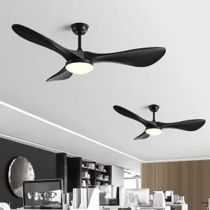 Max Airflow Modern Minimalist BLDC Ceiling Fan with 3 Large ABS Blades & Remote Control Elevate Your Home’s Atmosphere