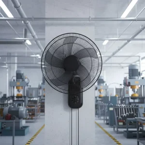 Mechanical Five Blade Silent Large Wall Mounted Oscillating Fan Double Outlet Household Use Plastic US Version Ceiling