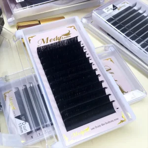 Medylashes Bulk 1000 Box Ultra Speed Loose Premade Lash Extensions Pre Made Eyelash Extensions Handmade Loose Fan Lashes
