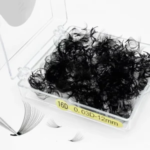 Medylashes Loose Fans Eyelash Extensions 20D Ultra Speed Narrow Fans Long Stem Loose Fan Lash Extension Professional