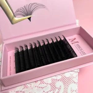 Meecil Volume Lash Extension Supplies Private Label Faux Mink Lashes Soft Eyelashes Individual Eyelash Extensions