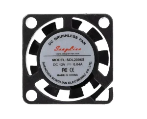 Micro Mini DC Axial Flow Cooling Fan 20X20x6mm 5V 12V SDH2006S Axial Cooler Fans 20mm Quiet