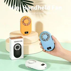 Mini Children Kid Handheld Fan Boys and Girls Student Fan USB Rechargeable Portable Personal Hand Held Fan Small Pocket Fan