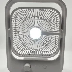 Mini Electric 8 Inch Emergency Pedestal Desk Fan Rechargeable Battery USB Low Noise Mechanical Control Portable for Car Home Use