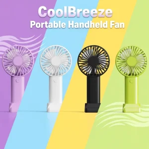 Mini Handheld Fan 1200mah Battery Operated Personal Speed Adjustable USB Rechargeable Fans Cute Design Powerful Eyelash Fan