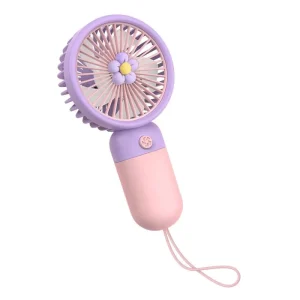 Mini Handheld Fan and Portable Camping Fan with USB and Rechargeable Battery