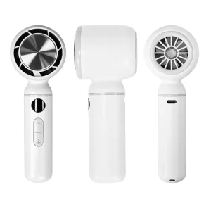 Mini Handheld Turbo Fan Semiconductor Ice Cooling USB Rechargeable 100 Speed Portable Fan With LED Display