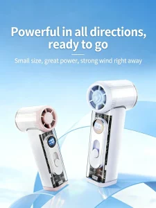Mini Handheld USB Battery Powered Low Noise Portable Fan Long Runtime for Car Outdoor Hotel & RV Use