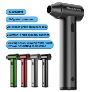 Mini Jet Turbo Fan Cordless Brushless Motor Industrial DIY Electric Air Blower for Car Cleaning