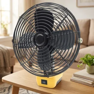 Mini Outdoor 20V USB Portable Clip Fan Battery Powered Rechargeable Table Cordless Fan with D W DCB200B Battery
