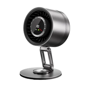 Mini Portable Desktop Fan USB Charging Table Fan with RGB Light Spray Adjustable Silent Smart Fan for Home Office Dormitory