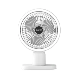 Mini Portable Fan USB Charging Night Light Cooling Fan Adjustable Ventilation Portable Fan