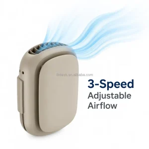 Mini Portable Fan for Desktop Use 3 in 1 Waist and Neck Fan Lightweight Personal Air Cooler for Shopping and Indoor Office Use