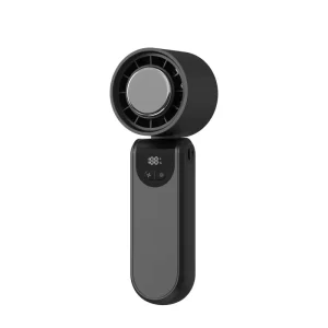 Mini Portable Personal Cooling Fan Foldable Rechargeable 5 Speed Air Cooling Handheld Fan with Refrigeration Wearable Fan