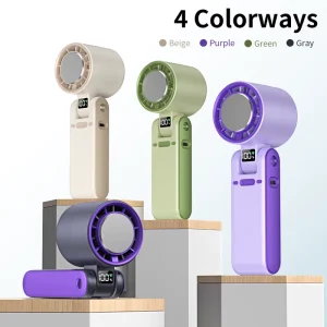 Mini Portable USB Air Cooling Fan Foldable Handheld Fan Outdoor Plastic Fan