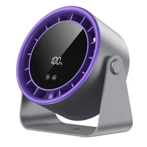 Mini Table Fan Rechargeable USB Charging Wall Mounted Desktop Fan with Battery for Household Car Outdoor Use