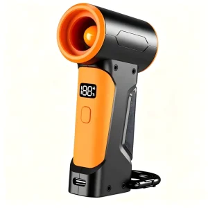 Mini Turbo Jet Fan 13500RPM High Speed Portable Blower Fan Rechargeable 1800mAh Multifunction Fan for Hair Drying Keyboard Clean