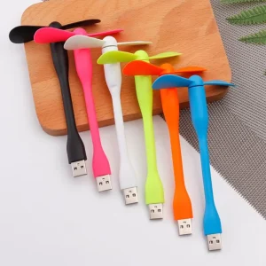 Mini USB Flexible Bendable Cooling Fan for Laptop and Car Summer Gadget