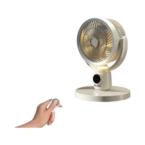 Mini USB Powered Rotating 3 Blade Multi Combo Standing Fan Remote Control Low Noise 36dB Plastic Air Cooling Household Fan