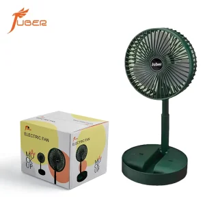 Mini USB Rechargeable Desktop Air Cooler Fan Portable Foldable Table Fan 3 Speed Mist Spray Quiet for Office Home Travel