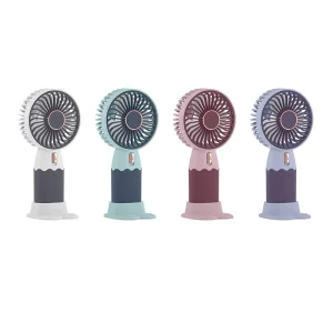 Mini USB Rechargeable Portable Handheld Fan with 3 Blades Custom Logo for Students Car Outdoor Household RV Hotel Use