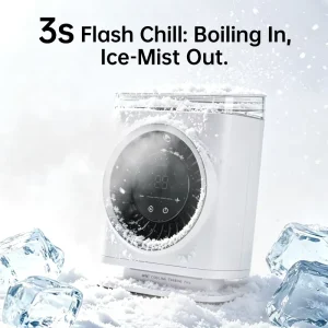 Mini Ventilateur Portable Table Fan air Cooler Rechargeable Mist Fan for Home