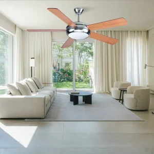 Minimalist Metal 52Inch High Speed Ceiling Fan Remote Chandelier Fan Ceiling Fan Light
