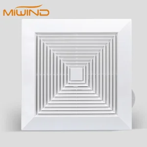 Miwind Custom Ceiling Mounted Axial Flow Exhaust Fan ODM OEM Industrial Electric Powered Copper Motor 20 Blade Diameter 3 Year