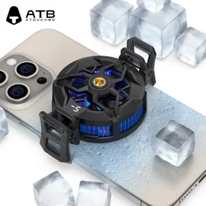 Mobile Cooling Fan for Gaming Mobile Phone Radiator Gaming Phones Cooling Fan Wireless Charger Cooler for Gaming