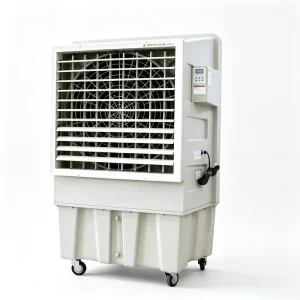 Mobile Evaporative Water Cooler Energy Saving Fan for Workshop Farm Greenhouse Public Area Cooling Devices