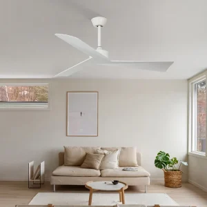 Model 811 52 Inch Electric Ceiling Fan with ABS Blade Remote Control DC Motor Sleek Metal Design for Household Use