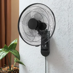 Modern 16″ & 18″ High Power Electric Wall Mounted Fans with Mechanical Control Low Noise 4 Plastic Blades for Household Use