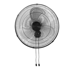 Modern 18 20 Inch Wall Mounted Commercial Fan Durable with 3 Pcs Aluminum Blades Low Noise Pull String for Speed and Oscillating