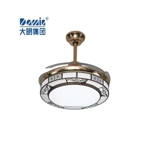 Modern 42″ Invisible led Ceiling Fans With 3 color ceiling fans with led lights remote control