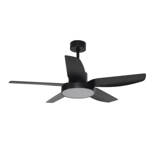 Modern 5-Blade Kitchen LED Ceiling Fan 6-Speed Remote Control Energy Efficient Space Saving Design LED Light 2-Year Warranty