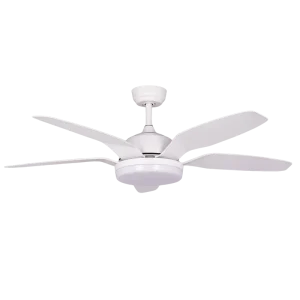 Modern 5 Blades LED Ceiling Fan with Remote Control DC Motor for Bedroom and Living Room
