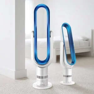 Modern Bladeless Tower Fan Oscillating Smart Home Cooling Fan Household Electric Bladeless Air Fan DC Brushless Motor