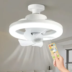 Modern Ceiling Fan With Light LED Remote Control Ceiling Fan With Light Bedroom Kitchen Hand Fan With LED Light