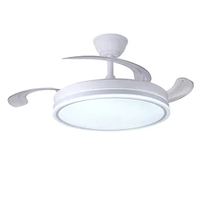 Modern Ceiling Fan with LED Light Dimmable 3 Blades 42inch Ceiling Fan Lamp for Living Room 72W Ventilador Led