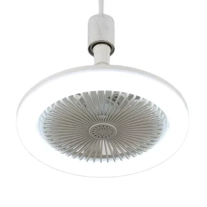 Modern Ceiling Fan with LED Light Remote Control 3 Speed 30 34dB Quiet for Bedroom & Living Room All in One Home Use