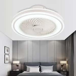 Modern Ceiling Fan with LED Light and Remote Control Energy Efficient Quiet Operation Ceiling Fan with Light