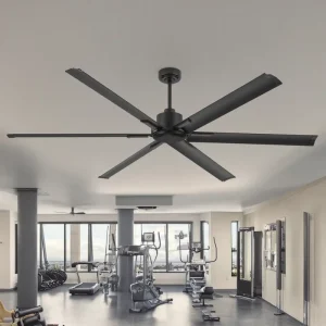 Modern Commercial Large Industrial Ceiling Fan for Gym 52 60 72 84 96 120 Inch High Airflow Aluminum Blades BLDC Motor