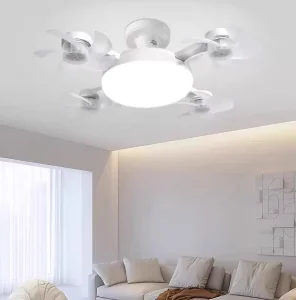 Modern Creative 50 60W LED Ceiling Lamp Quiet Remote Control Fan Power Home Decor